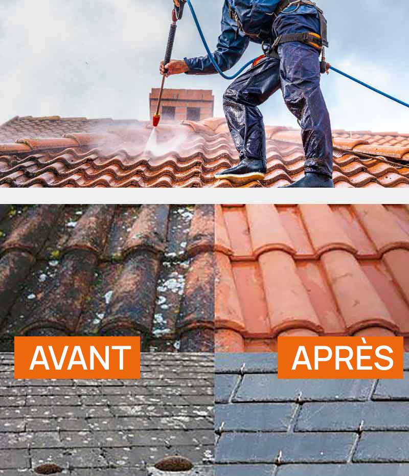 Nettoyage et démoussage toiture en Belgique : Région Flamande, Wallonne et Bruxelles  - HD PRO ROOF Couvreur en Belgique : Nettoyage, démoussage toit et peinture hydrofuge colorée pour toiture. Intervention en Belgique : Région Flamande, Wallonne et Bruxelles